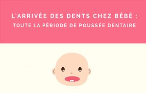 La poussée dentaire de bébé