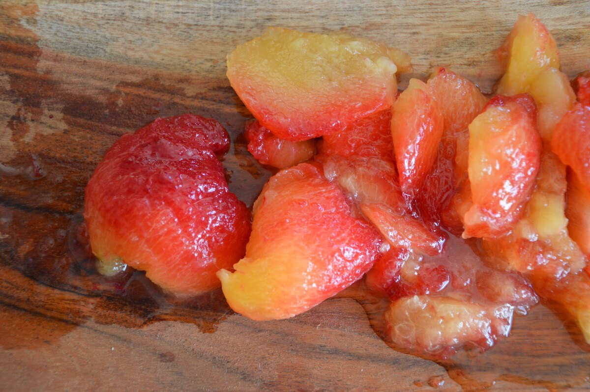 Plum with cinnamon baby puree recipe (from 6 months) Cooking for my baby