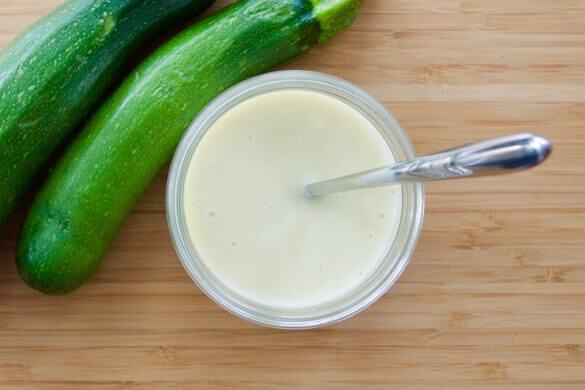 Zucchini baby puree