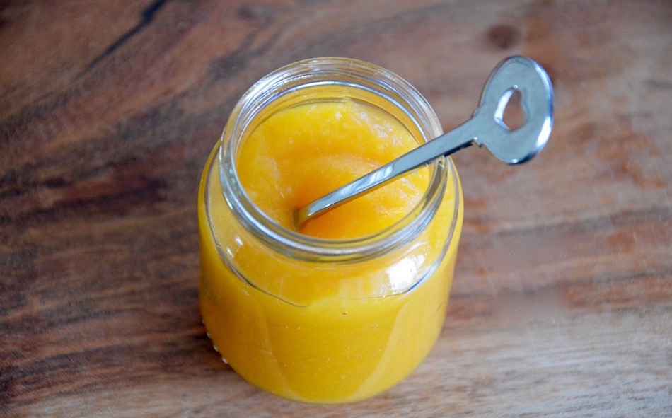 Apricot and apple baby puree recipe from 4 months