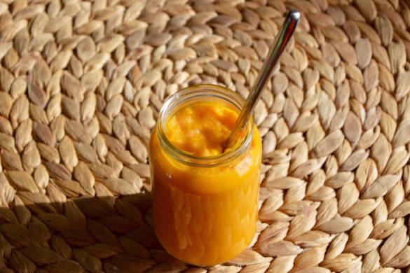 Carrot and sweet potato baby puree recipe (from 4 months)