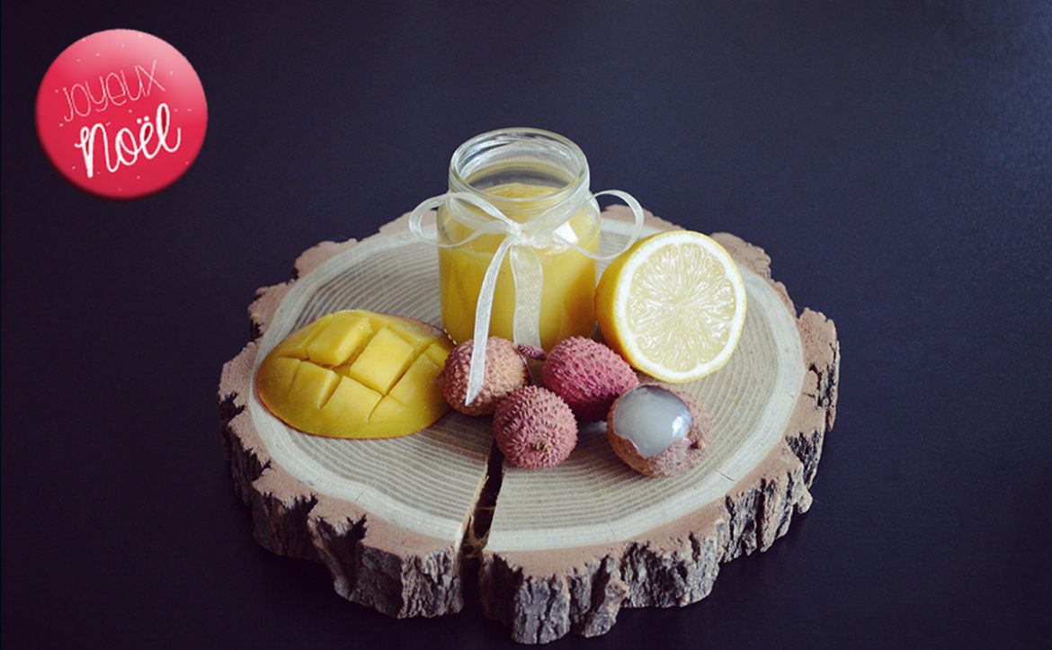 Baby Christmas recipe : Mango, lychee and lemon baby puree recipe (from 6 months)