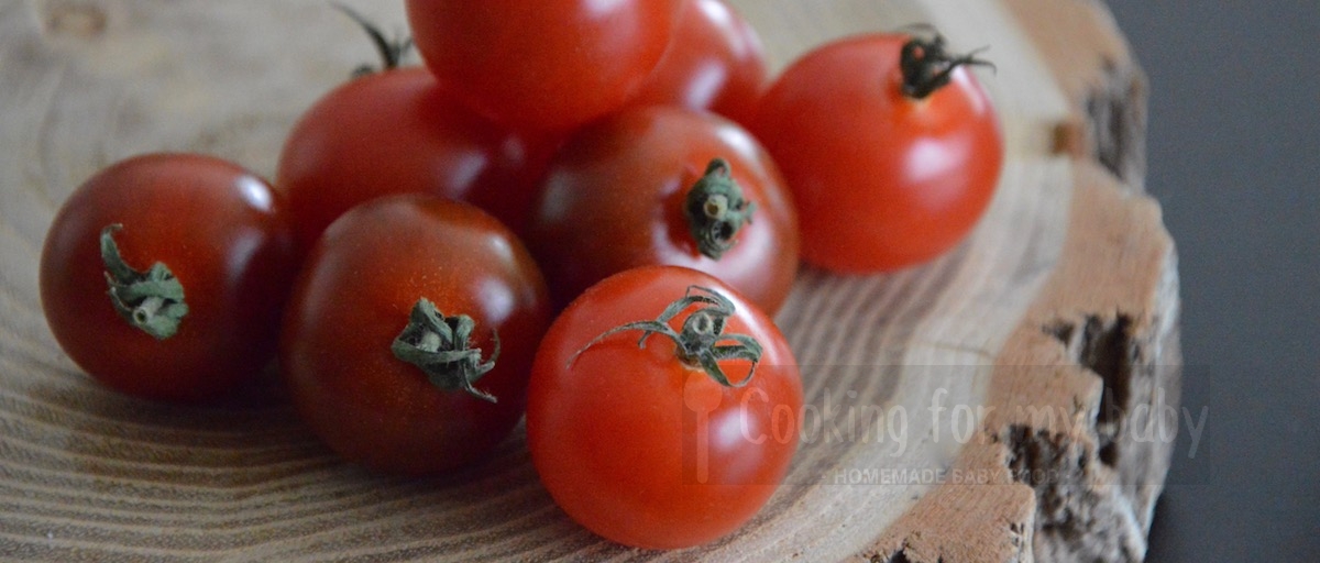 Cherry tomatoes for baby
