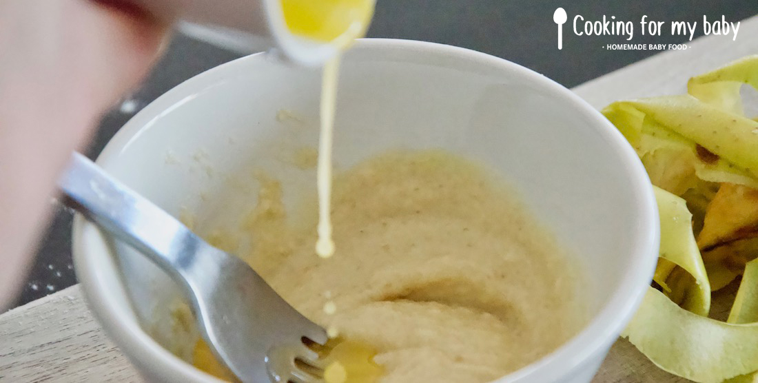 Dough for muffin for baby