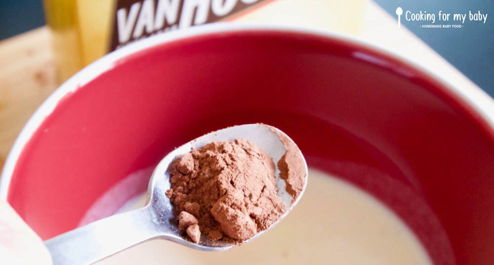 Light plain and chocolate waffle recipe for babies (From 10 months old