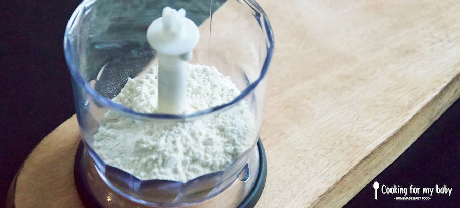 Flour for crepe batter for babies