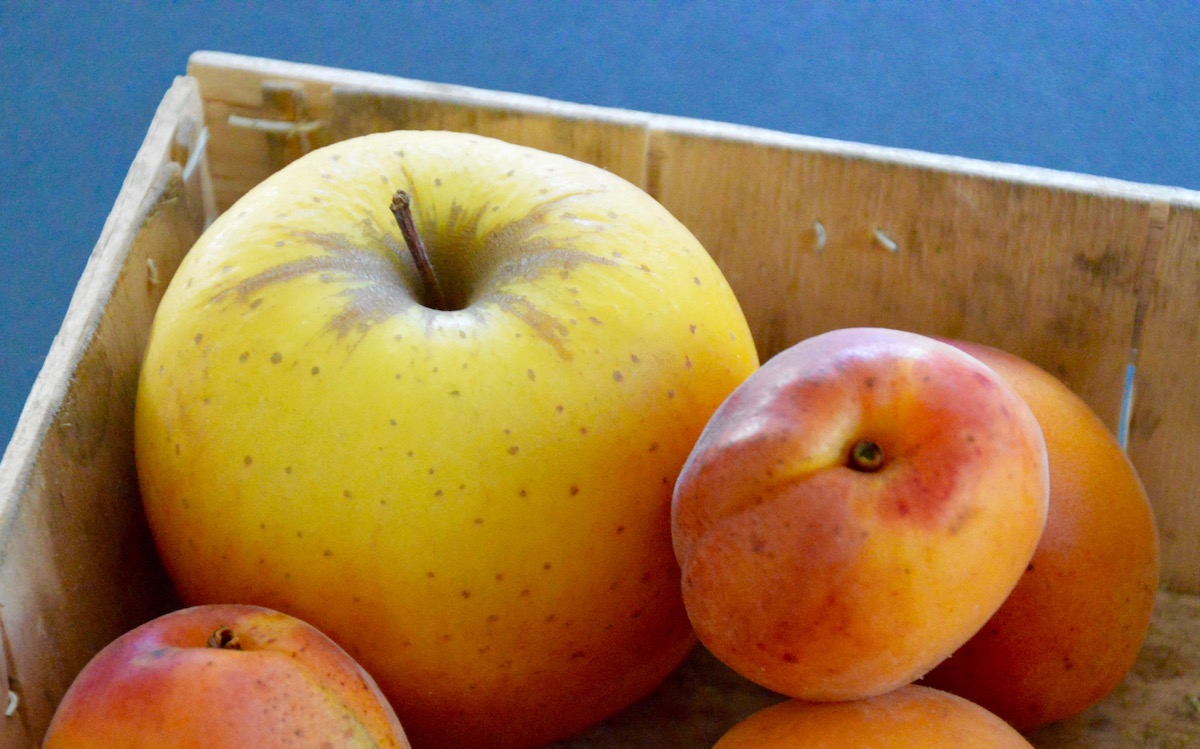 Pomme et abricots