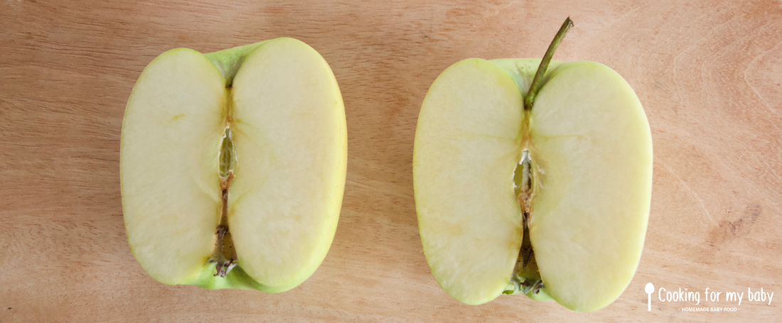 Pomme pour la compote de bébé