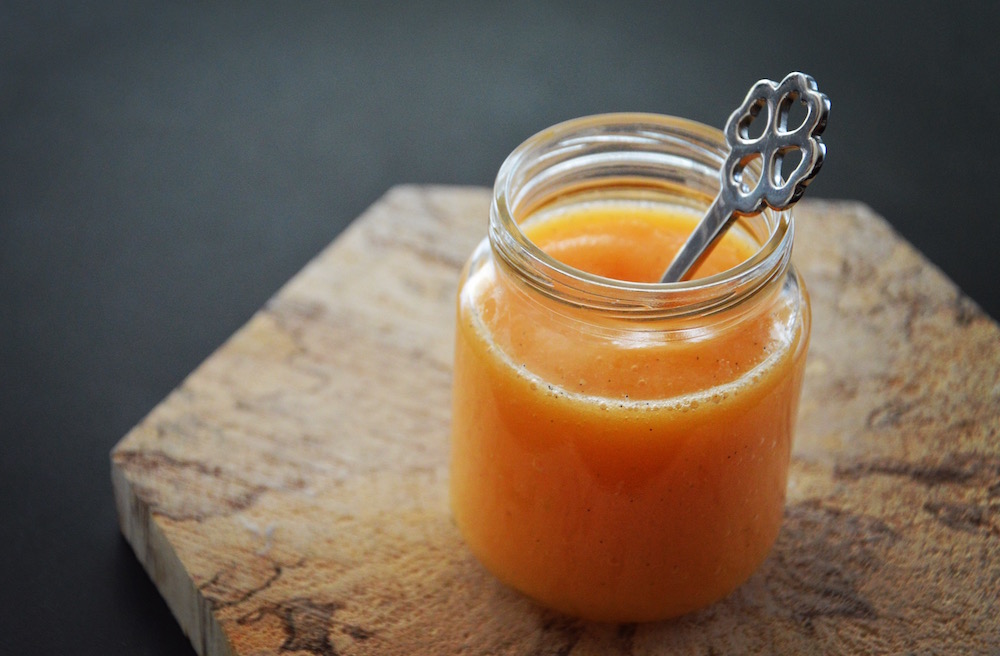 Compote melon pomme et vanille pour bébé