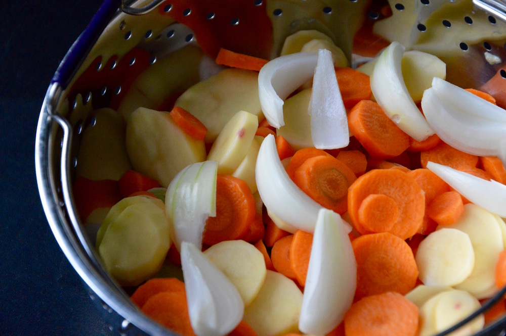 Morceaux de légumes pour bébé