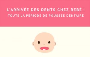 La poussée dentaire de bébé