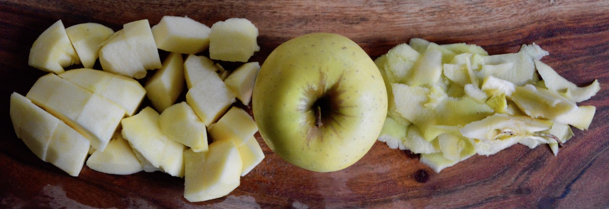 Morceaux de pomme pour bébé