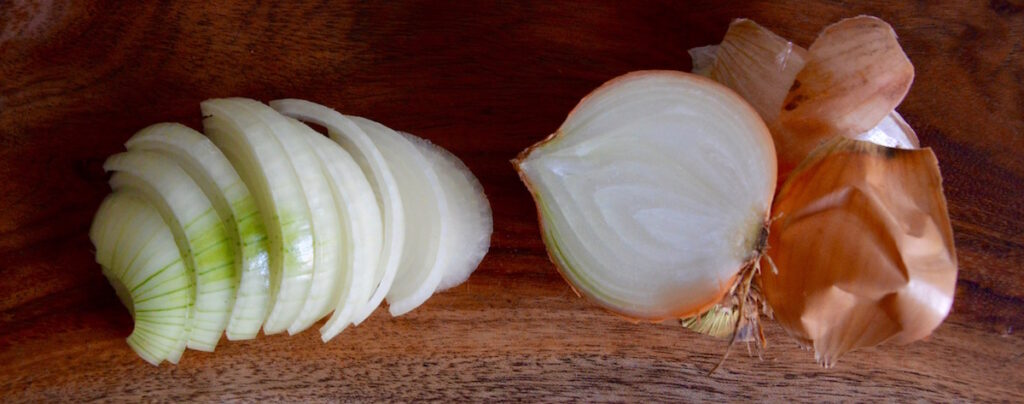 Sliced onion