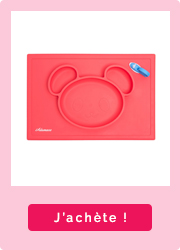 Assiette en silicone pour bébé