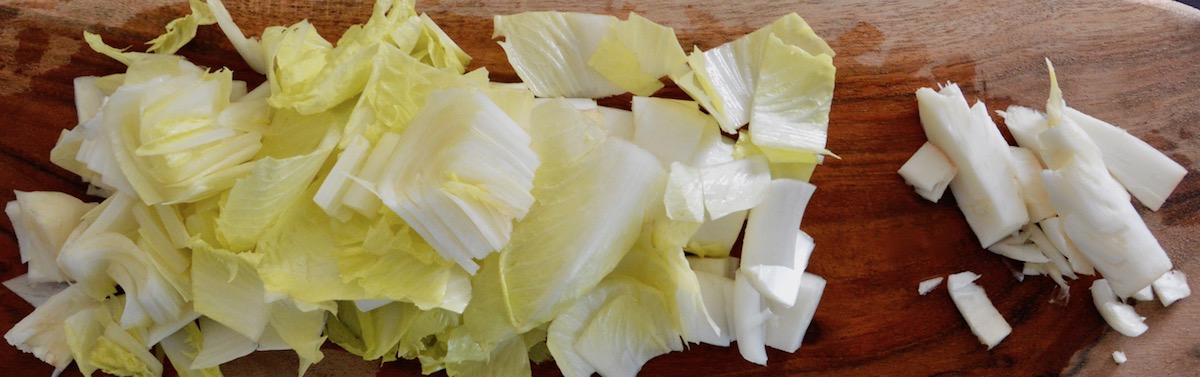 Feuilles d'endives pour bébé