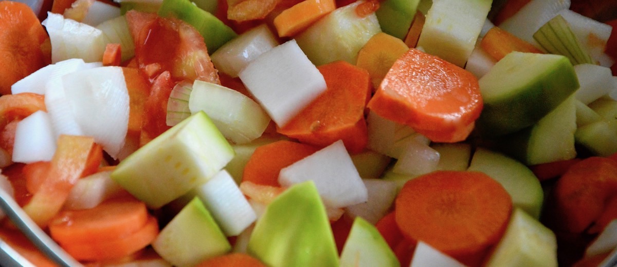 Légumes vapeur pour le couscous de bébé