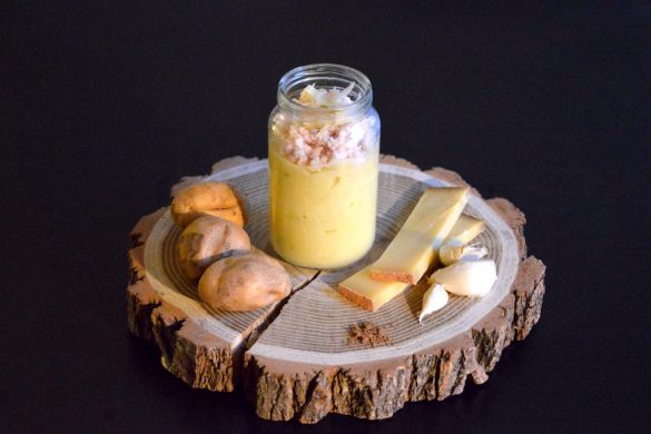 Recette de petit pot purée de pomme de terre poulet et fromage Comté pour bébé