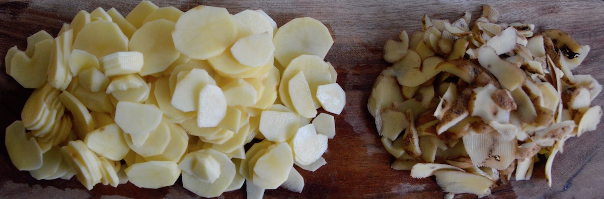 Rondelles de pomme de terre pour bébé