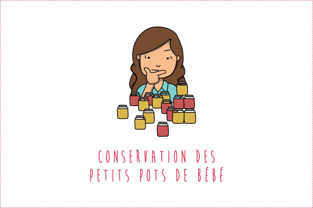 Conservation des petits pots de bébé : réfrigérateur, congélateur,  matériel