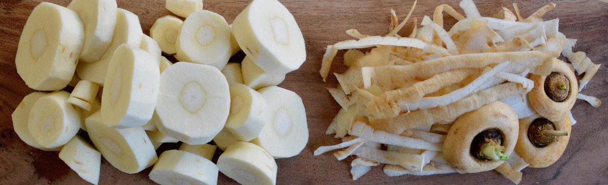 Panais épluché pour bébé