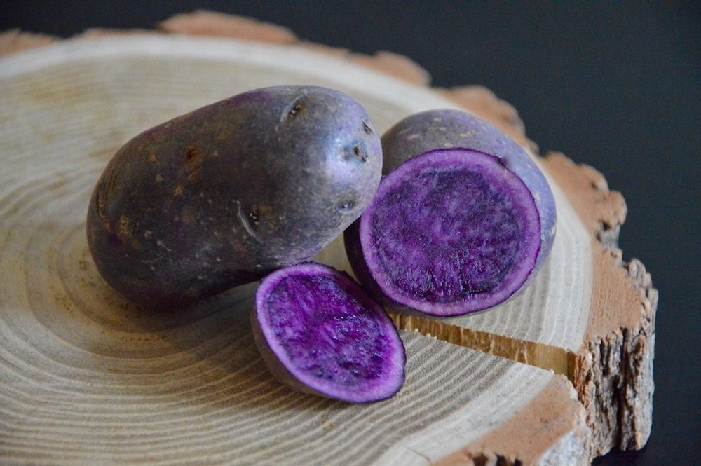 Pomme de terre vitelotte pour bébé