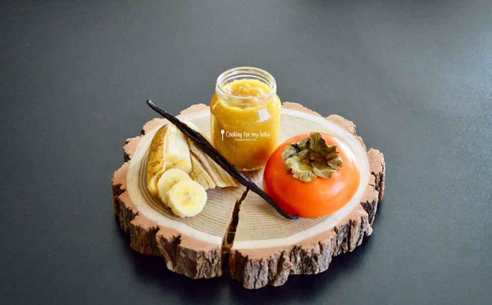 Recette De Compote Kaki Banane Et Vanille Pour Bebe Des 12 Mois Recette De Compote Kaki Banane Et Vanille Pour Bebe Des 12 Mois