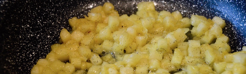 Roasted pineapple for baby