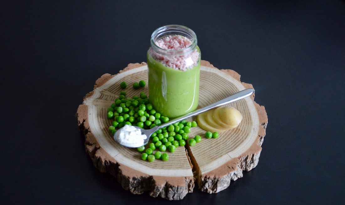 Recette De Puree De Petits Pois Pomme De Terre Ricotta Et Jambon