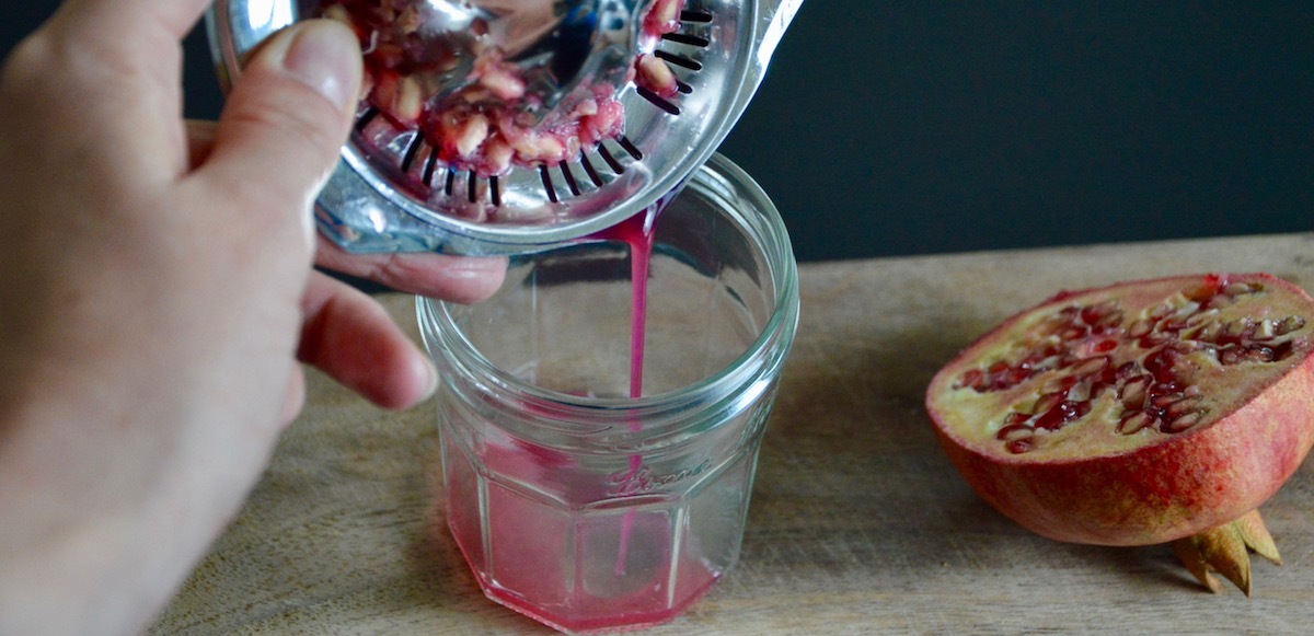 Pomegranate juice for baby