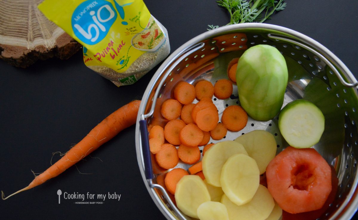 Légumes pour bébé