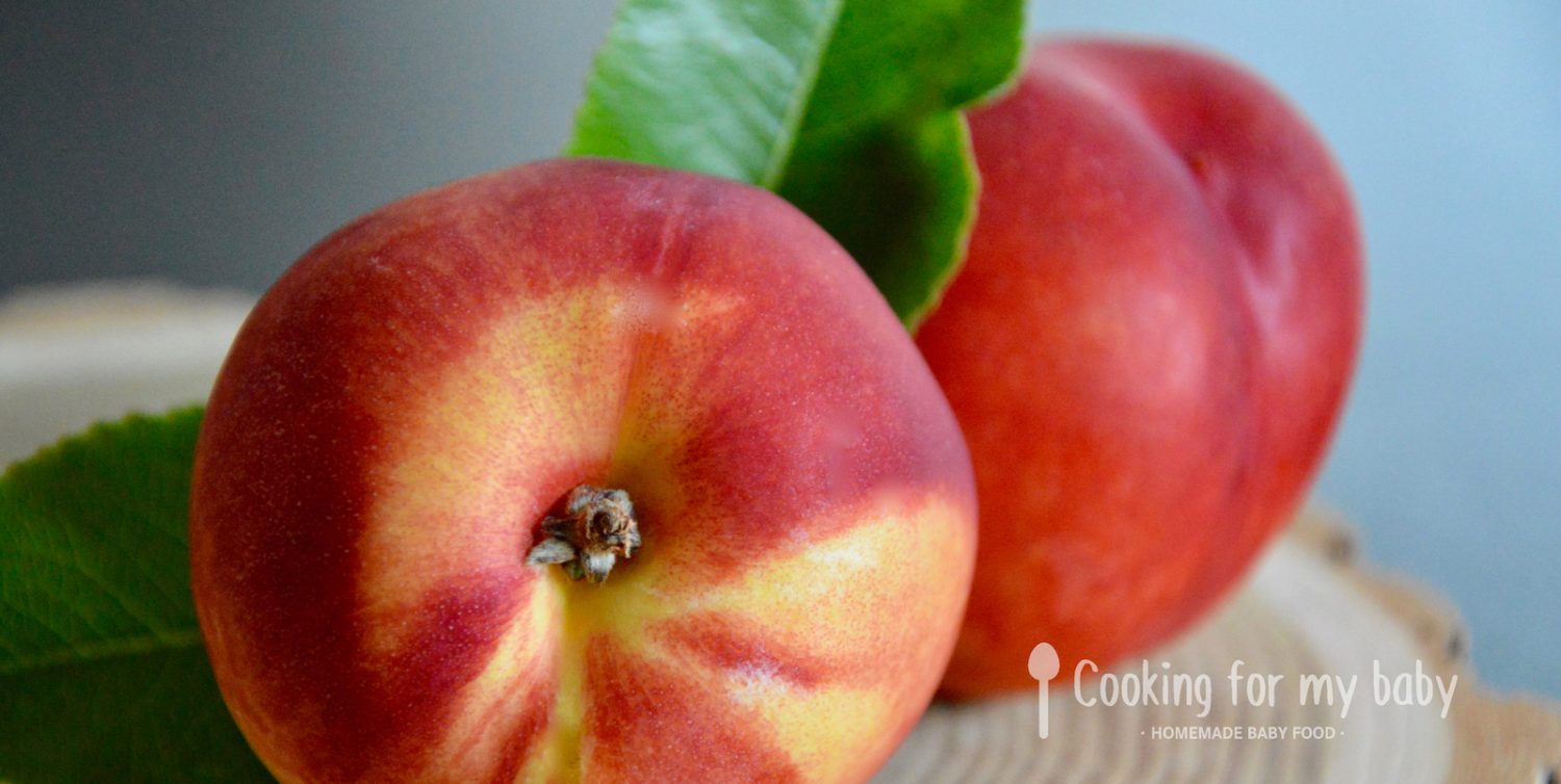 Compote bébé 6 mois - Pomme Nectarine par ManueChd. Une recette de