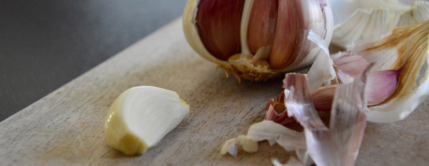Garlic clove for baby