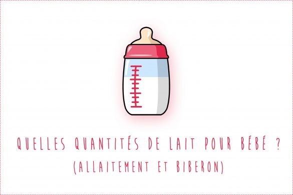 Quantité lait bébé : quelle quantité de lait infantile et à quel âge pour  bébé ?