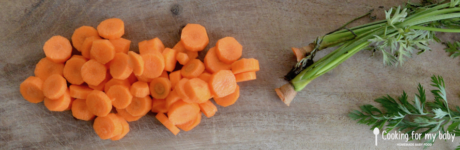 Recette pour bébé avec de la carotte