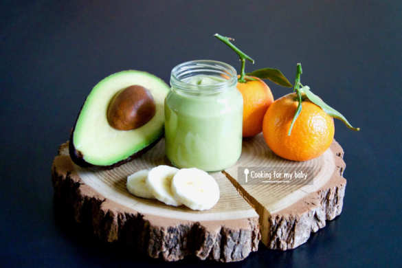 Recette de crème d'avocat, banane et jus de clémentine pour bébé (Dès 12 mois)