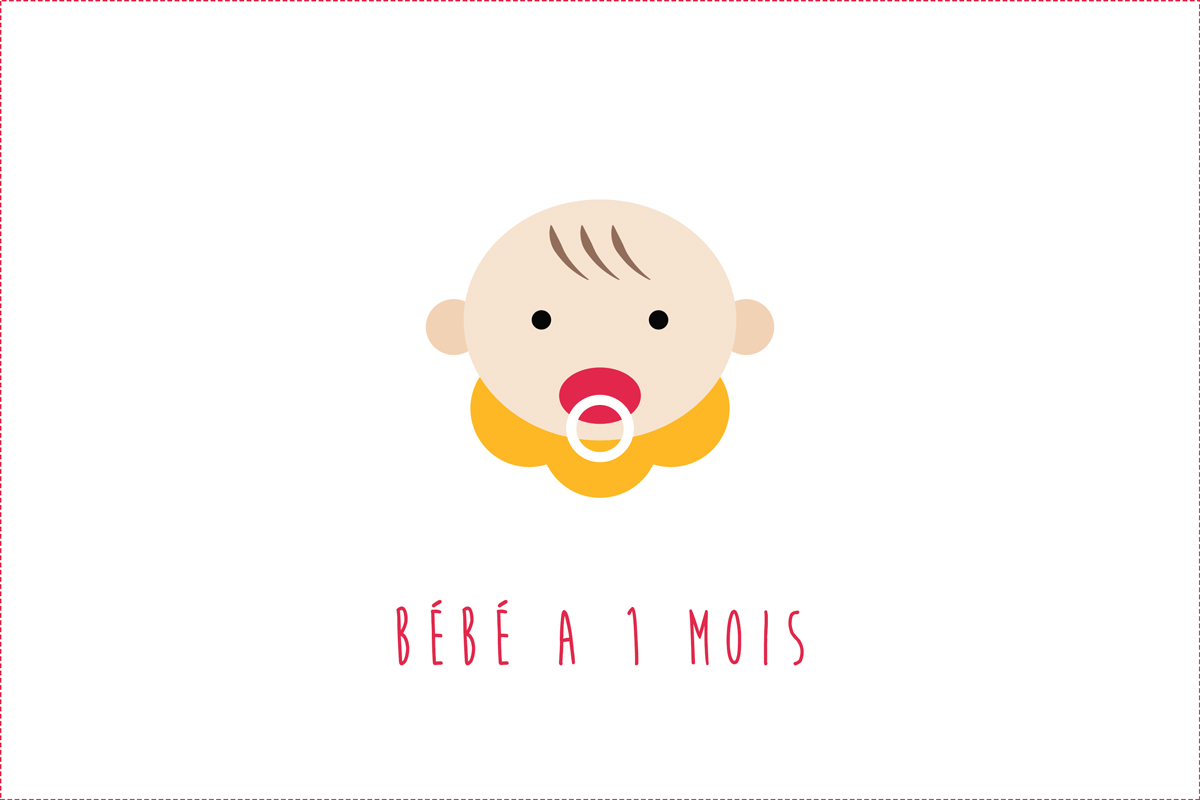 Bébé a 1 mois : Progrès, éveil, développement • Cooking for my baby