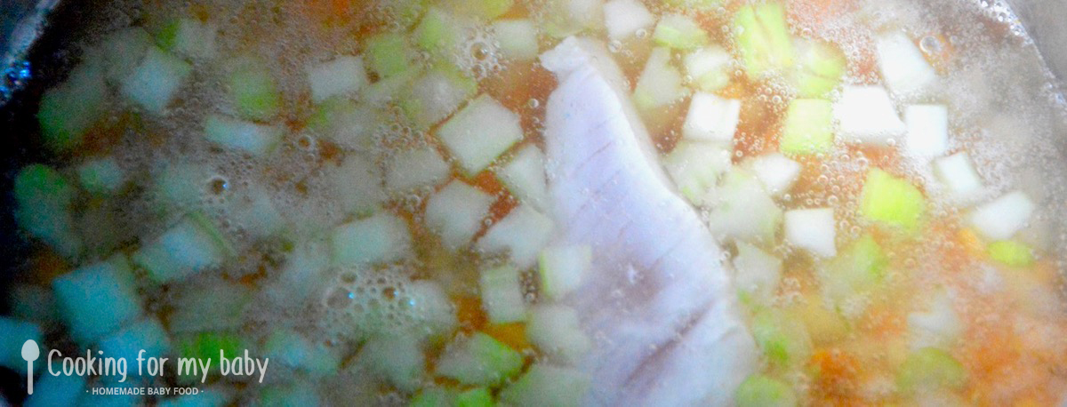 Recette De Potage Cremeux Aux Legumes Poulet Riz Sauvage Pour Bebe Des 10 Mois Cooking For My Baby