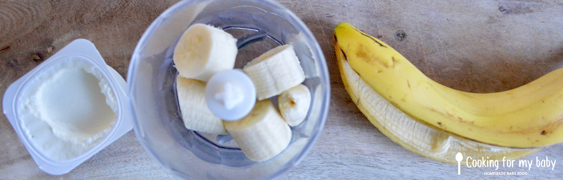 Recette de milk-shake à la banane pour bébé