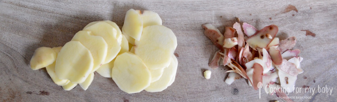 potato slices for baby