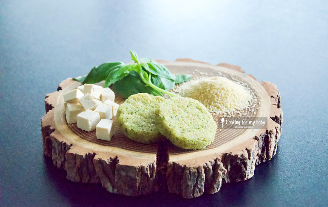 Recette De Galettes De Semoule Fine Au Tofu Et Basilic Pour Bébé Dès 10 Mois