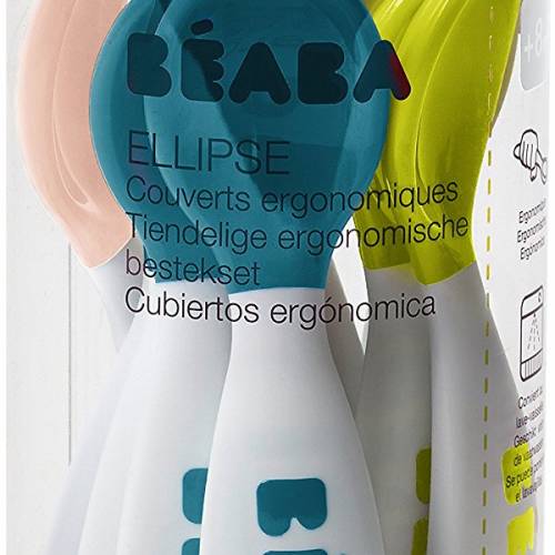 Béaba - Lot de 6 cuillères et 4 fourchettes pour bébé