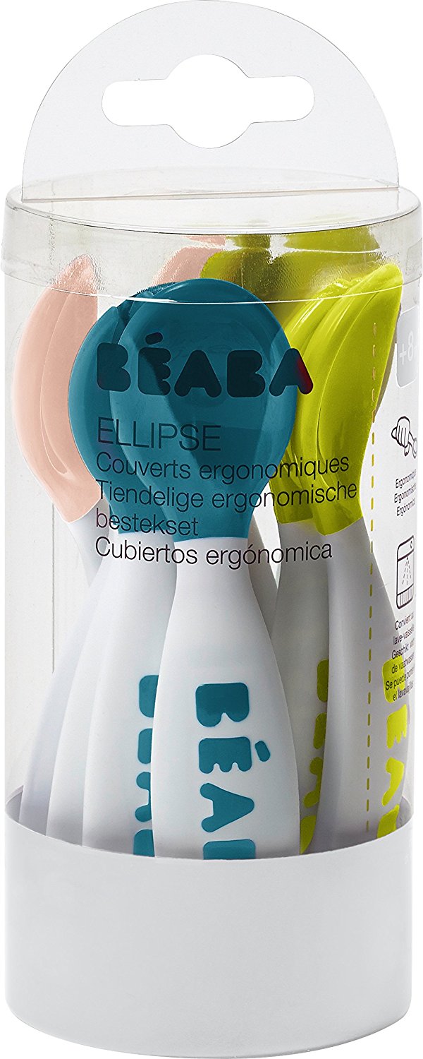 Beaba Lot De 6 Cuilleres Et 4 Fourchettes Pour Bebe Cooking For My Baby