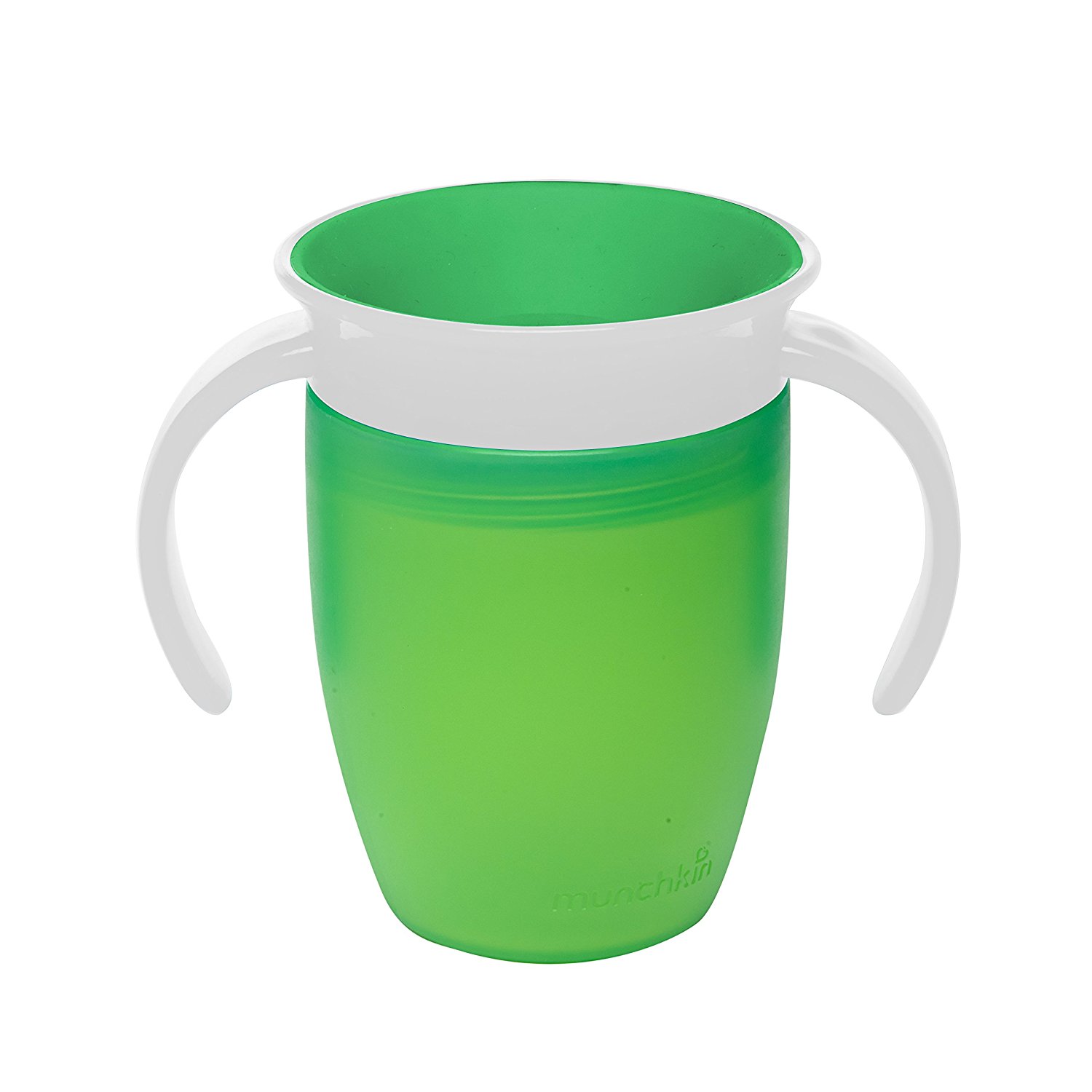 Munchkin - Tasse miracle 360ᵒ d'apprentissage pour bébé - vert - 207ml •  Cooking for my baby