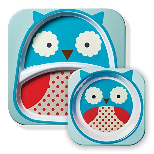 Skip Hop - Kit assiette + bol Hibou pour bébé
