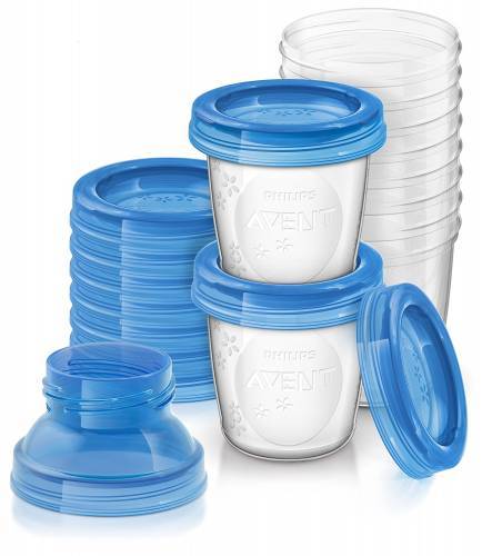 Philips Avent - Petits pots de conservation 180 ml - couvercles vissables