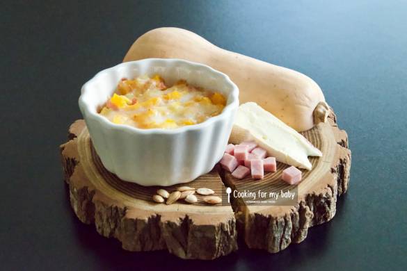 Recette de tartiflette pour bébé à la courgette butternut (Dès 10 mois)