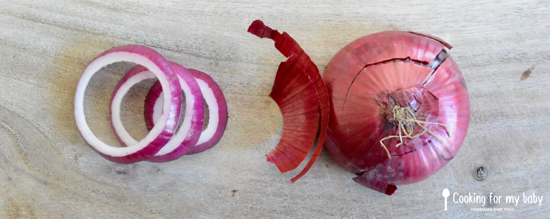 red onion for baby