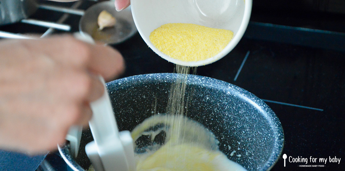 Recette De Cubes De Polenta Asperge Verte Et Feta Pour Bebe Des 10 Mois Cooking For My Baby