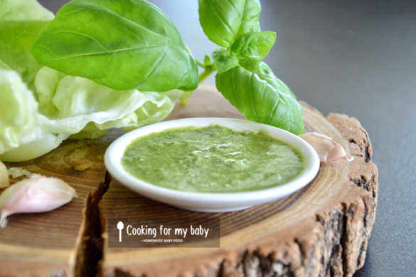 Recette de sauce pesto pour bébé (Dès 8 mois)