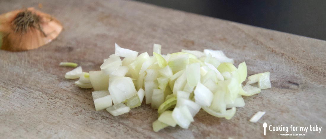 Onion for baby blanquette